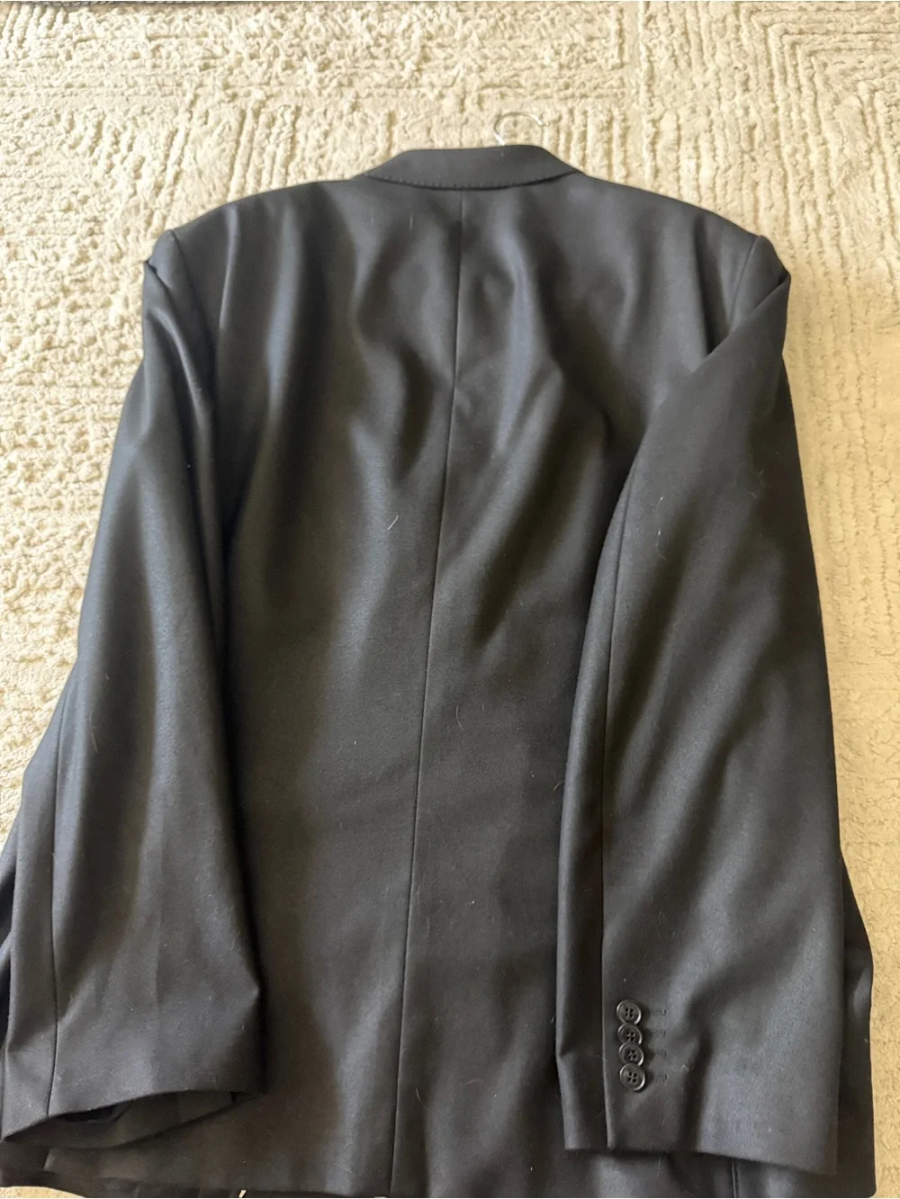 Versace Black Men's Two-Button Suit Jacket